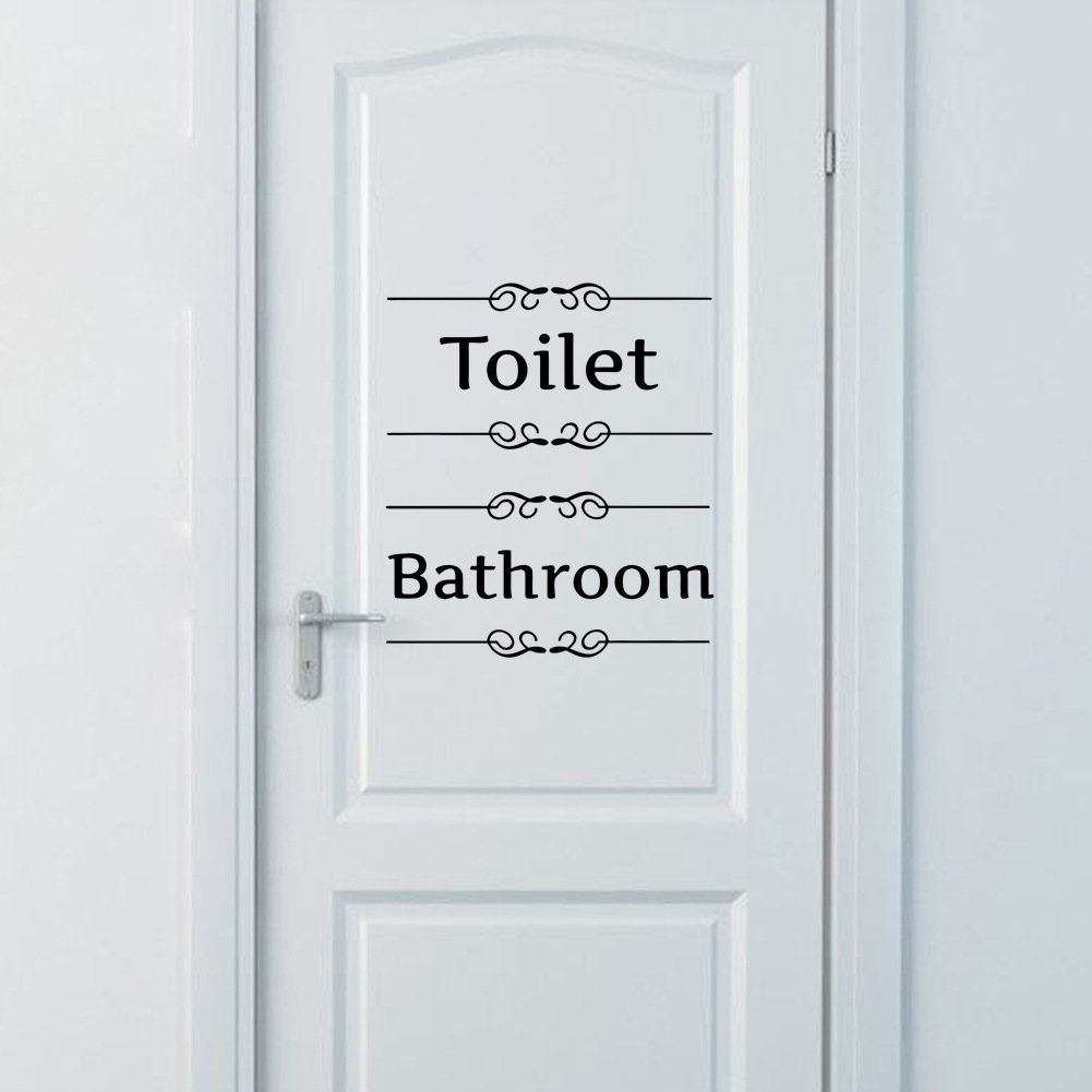 Home Bathroom Quotes - Toilet Kamar Mandi Tanda Dinding Stiker