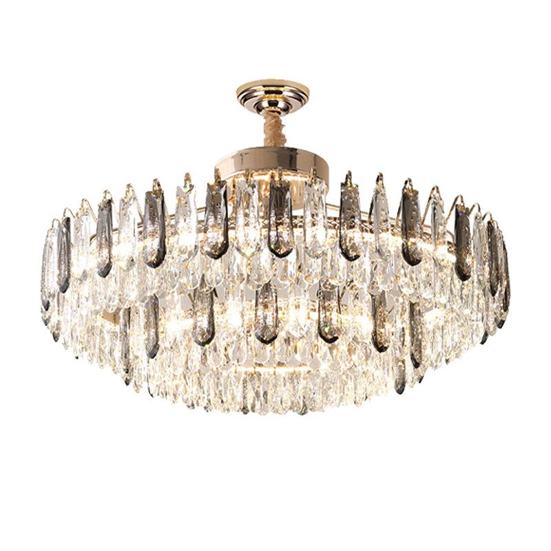 Home Bathroom Design Ideas - Lampu Langit-langit Kristal Desain Modern Lampu