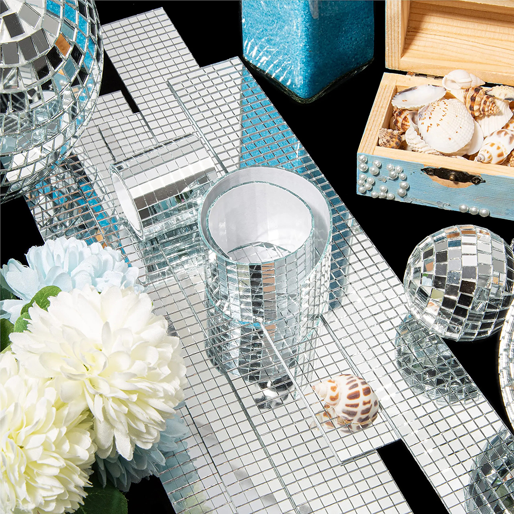 Home Bathroom Glass - 3600 buah 0.2 inci kaca Mini