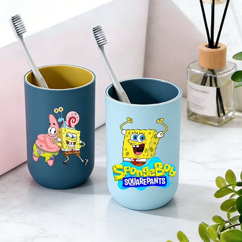 Home Bathroom Glass - SpongeBob SquarePants Gelas Sikat Gigi Kamar