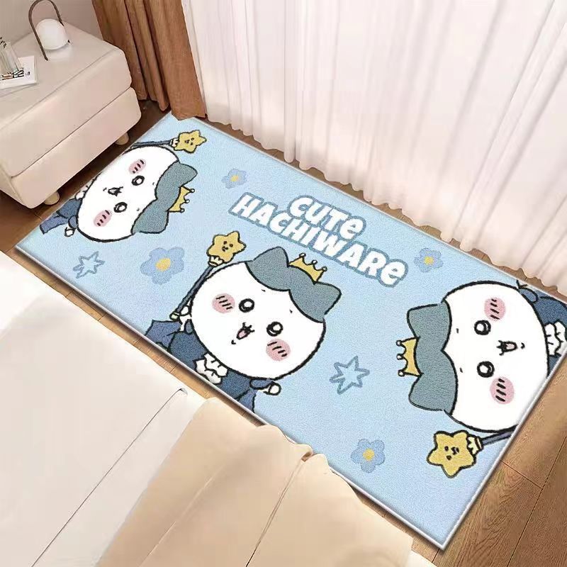 Home Goods Bathroom Accessories - Karpet Samping Tempat Tidur Berbulu Kartun