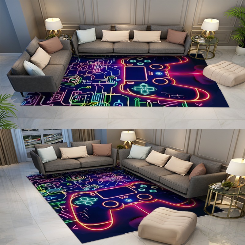 Homemade Bathroom Spray - Karpet Game Controller Graffiti Mat Let's