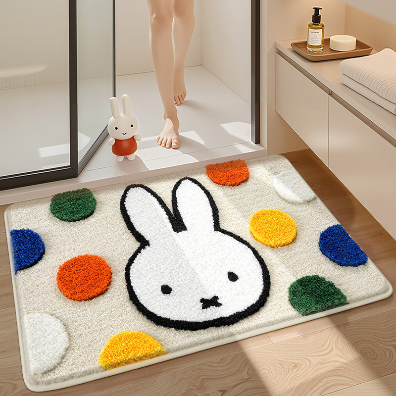 Home Goods Bathroom Accessories - Kawaii Miffy Keset Lantai Kartun Miffy