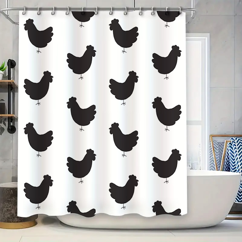 Home Bathroom Design Ideas - tirai shower tahan air menampilkan desain