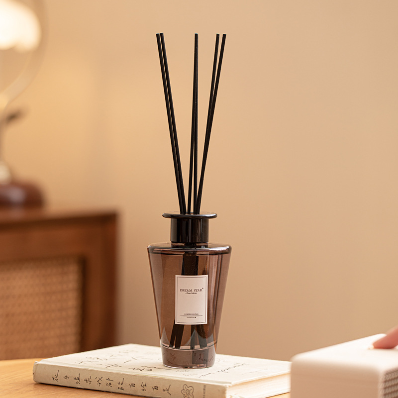 Home Bathroom Glass - Set Reed Diffuser - Termasuk Tongkat