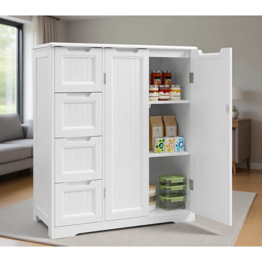 Home Essentials Bathroom Cabinet - Lemari Penyimpanan Kamar Mandi dengan 4