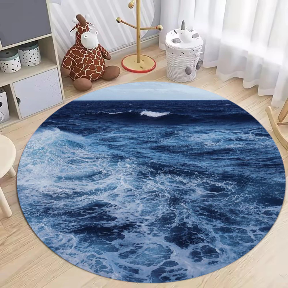 Homemade Bathroom Spray - Karpet Bulat Motif Semprotan Laut yang