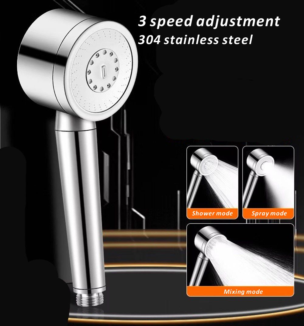Home Bathroom Taps - Kepala Pancuran Tekanan Tinggi Baja Tahan