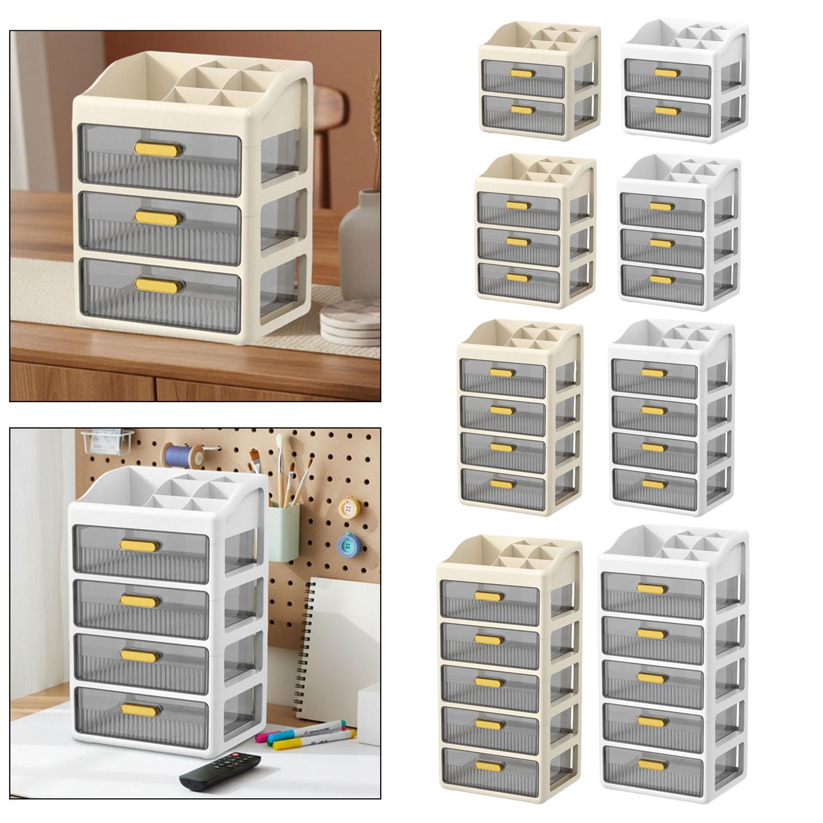 Home Essentials Bathroom Cabinet - Organizer Meja dengan Laci, Lemari Penyimpanan