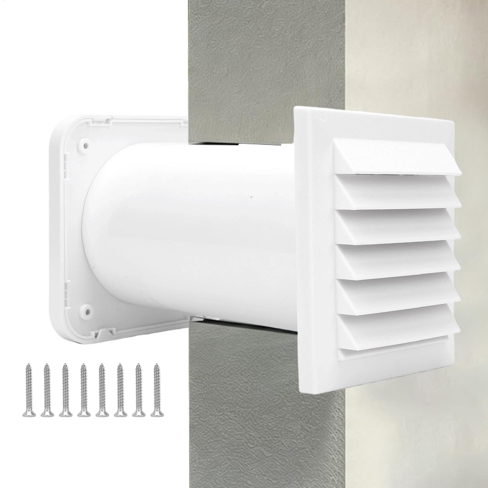 Home Bathroom Vent Fans - Kit Ventilasi Dinding, Set Saluran Hisap