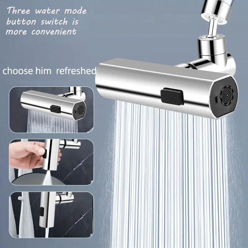 Baru 3 Mode Keran Dapur Rotasi - Home Bathroom Taps ulasan dan harga