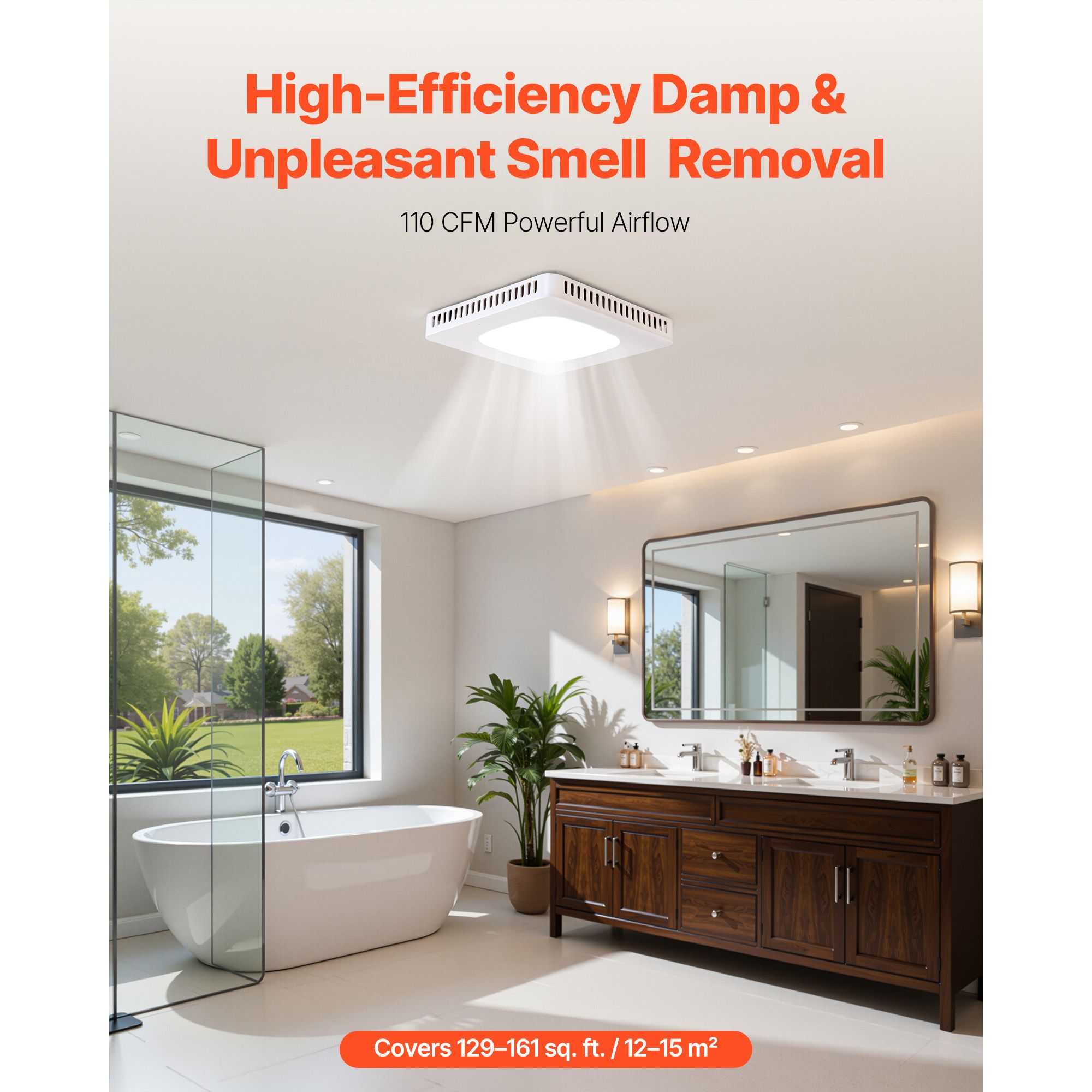 Kipas Exhaust Kamar Mandi deng - Home Bathroom Vent Fans ulasan dan harga
