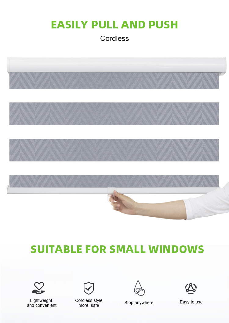 ZSTARR Tirai Gulung Zebra Elek - Home Bathroom Window ulasan dan harga