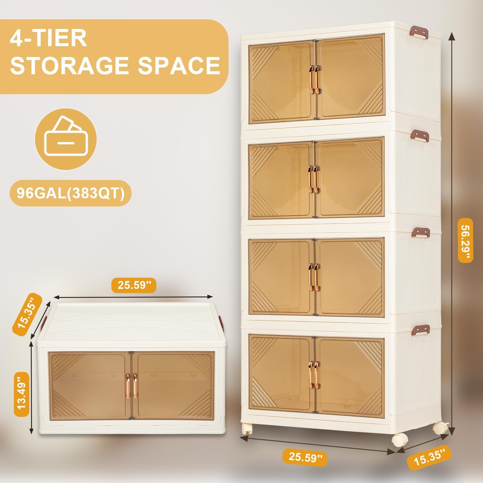 Rak Penyimpanan Beroda 4 Tingk - Home Essentials Bathroom Cabinet ulasan dan harga