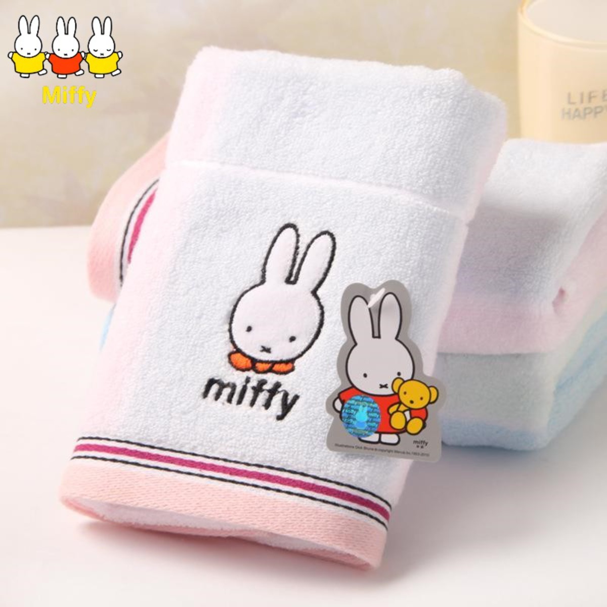 Handuk Katun Murni Kelinci Mif - Home Goods Bathroom Accessories ulasan dan harga