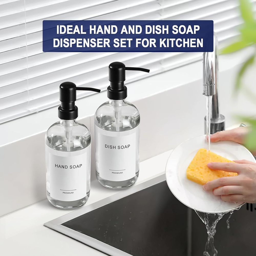 Dispenser sabun kaca bening, S - Glass Soap Dish ulasan dan harga
