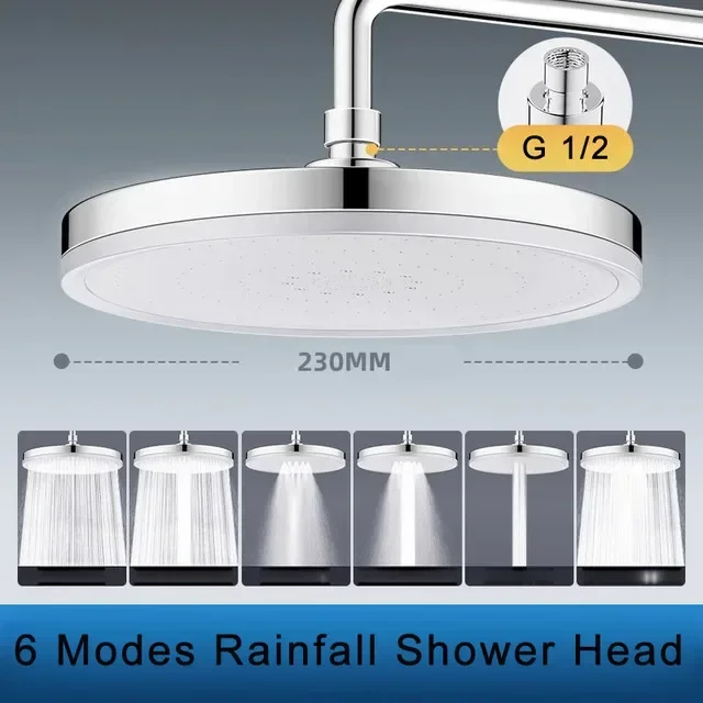 Kepala Pancuran Hujan Supercha - Home Bathroom Taps ulasan dan harga