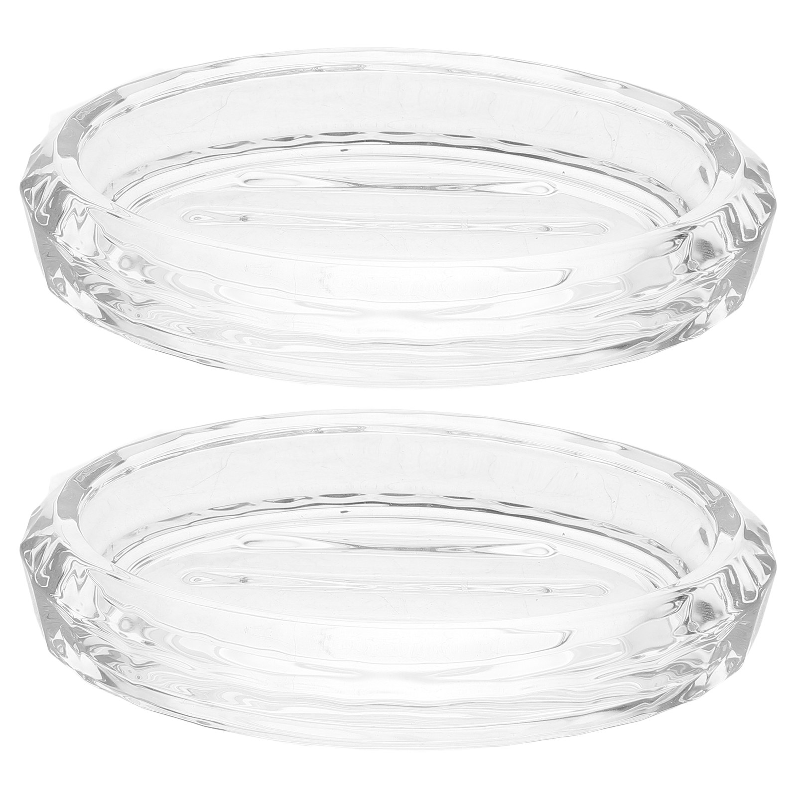 2Pcs Tempat Sabun Kaca Transpa - Glass Soap Dish ulasan dan harga