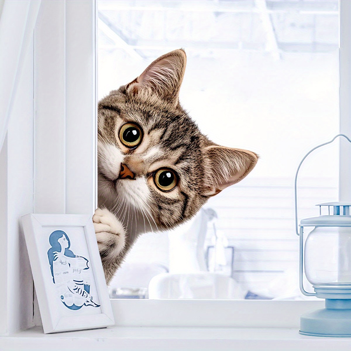 Stiker Dinding Jendela Mengint - Home Bathroom Window ulasan dan harga