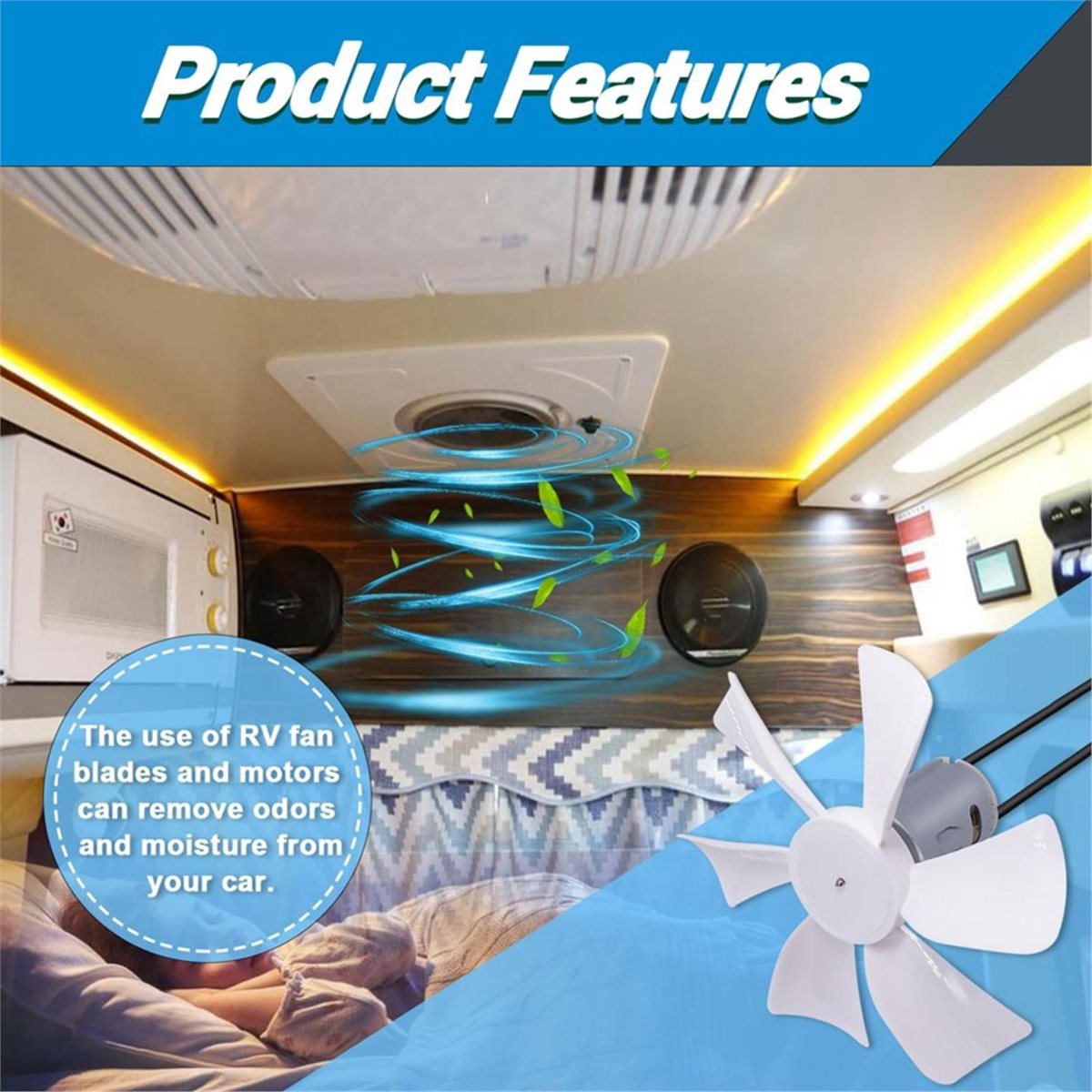 Kipas Ventilasi RV 6 Inci deng - Home Bathroom Vent Fans ulasan dan harga
