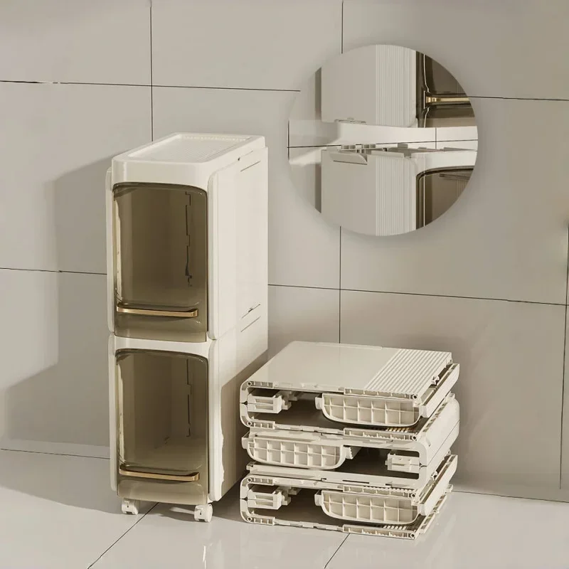 Lemari Lipat Portabel untuk Ce - Home Essentials Bathroom Cabinet ulasan dan harga