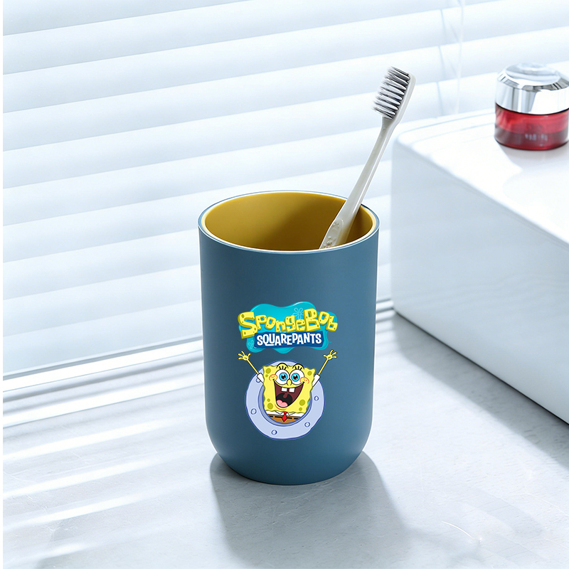 SpongeBob SquarePants Gelas Si - Home Bathroom Glass ulasan dan harga