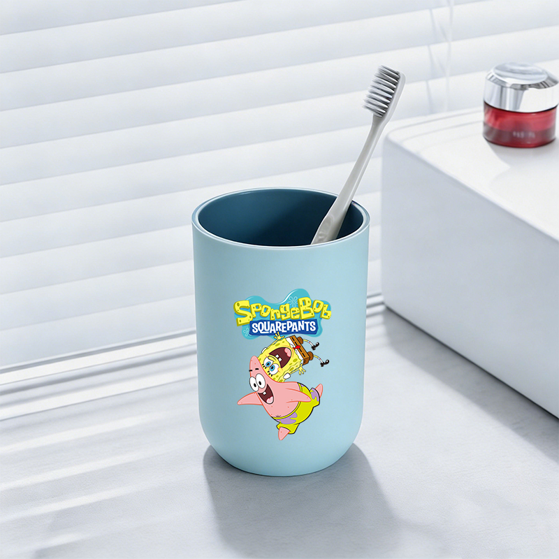 SpongeBob SquarePants Gelas Si - Home Bathroom Glass ulasan dan harga