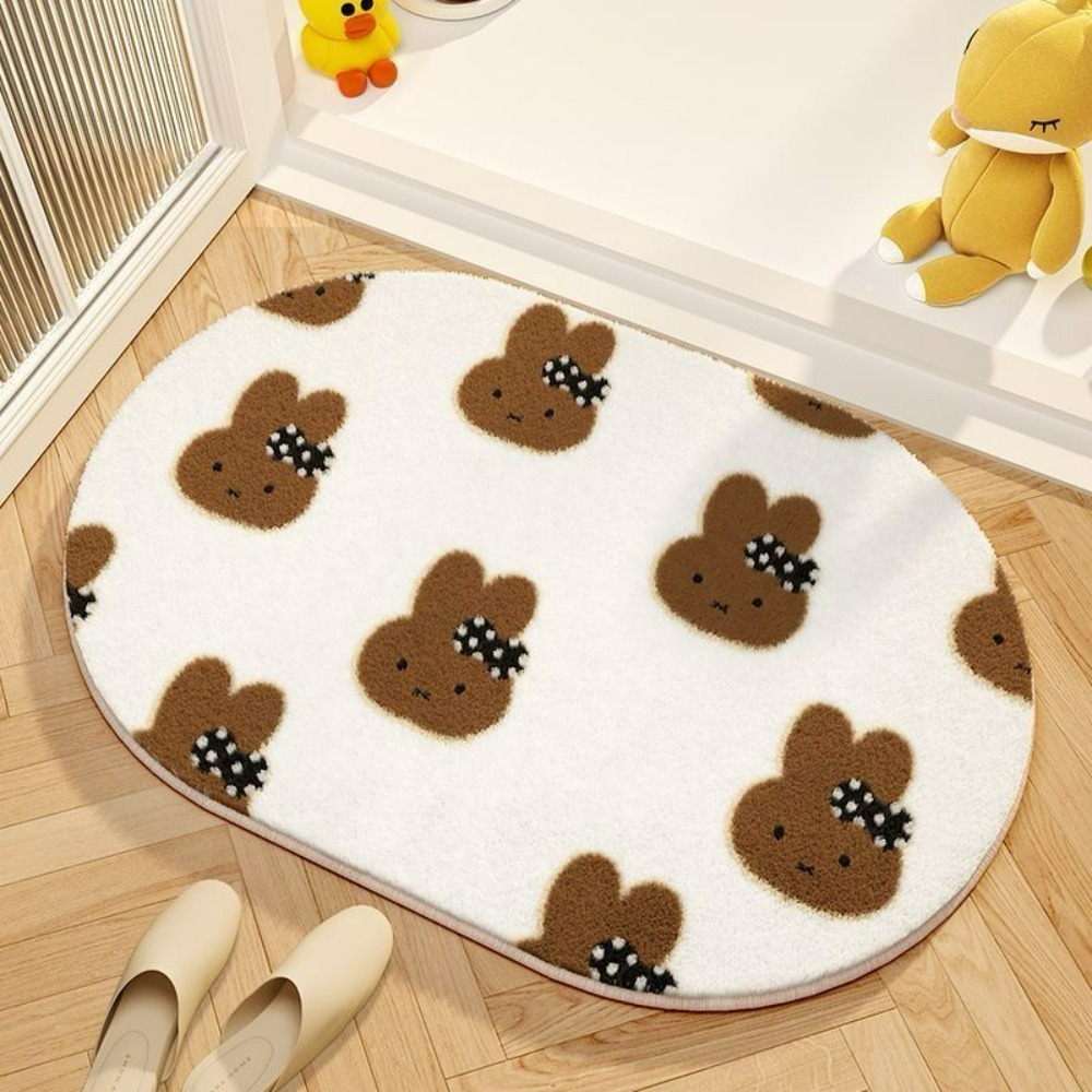 Miffy Kartun Keset Lantai Lemb - Home Goods Bathroom Accessories ulasan dan harga