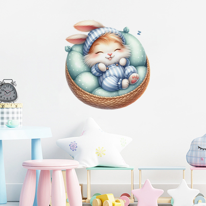 Stiker kelinci lucu, tempelan  - Home Bathroom Window ulasan dan harga