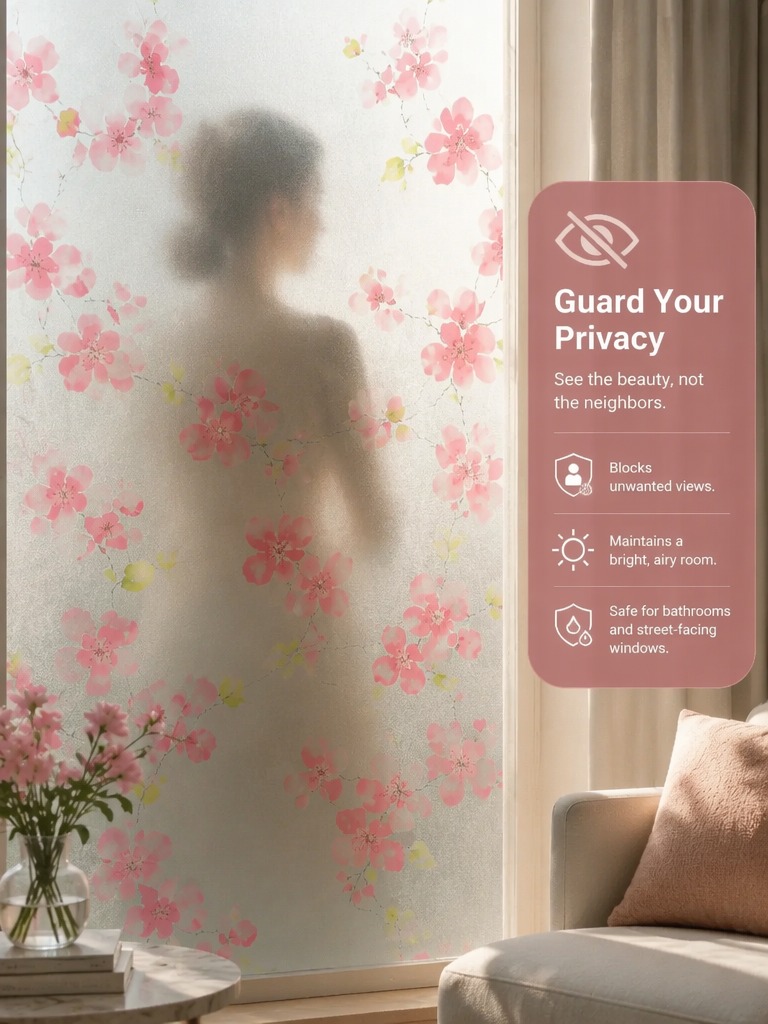 Film Jendela Privasi Buram, Tr - Home Bathroom Glass ulasan dan harga