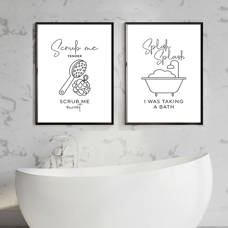 Poster Kutipan Humor Kamar Man - Home Bathroom Quotes ulasan dan harga
