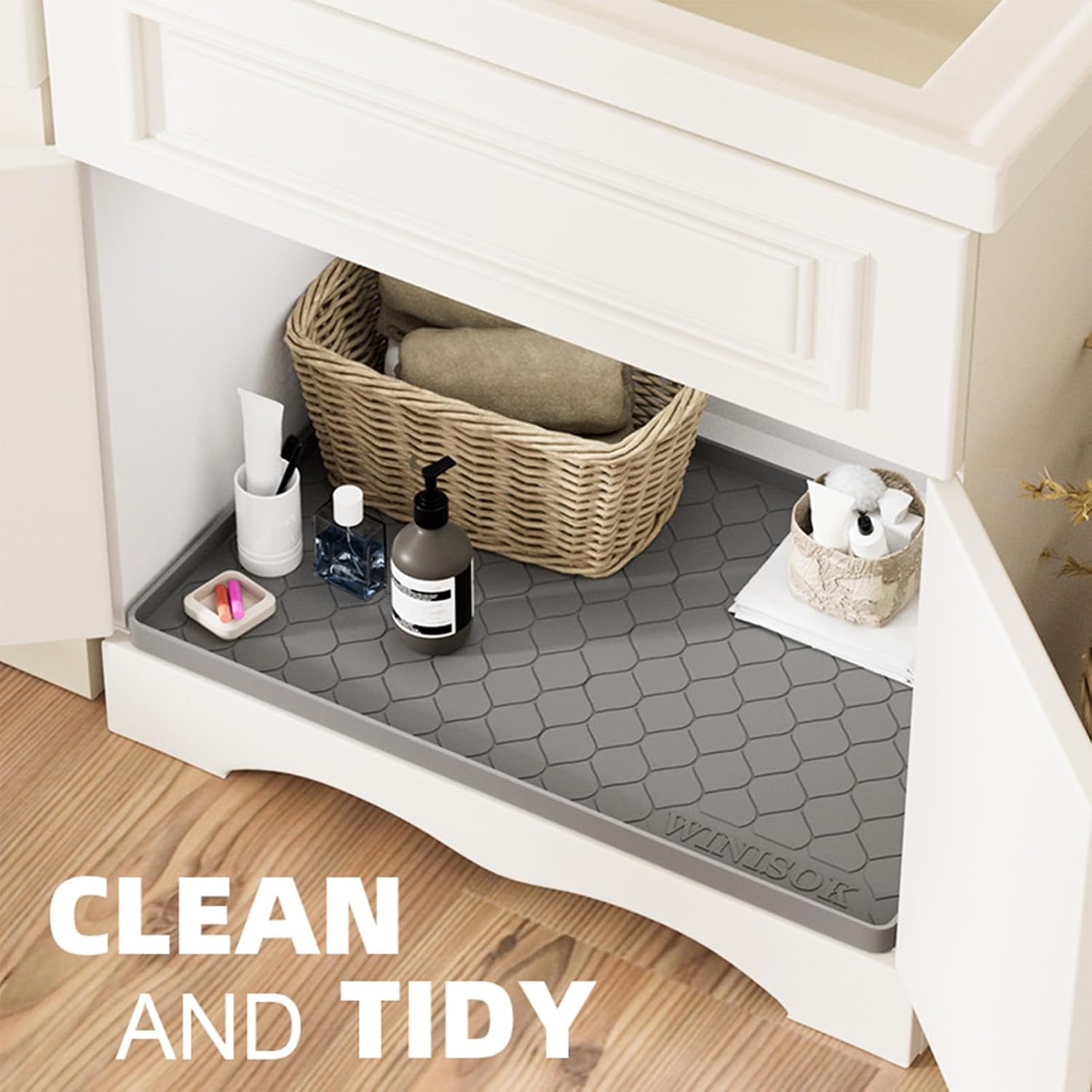 Winisok Silicone Under Sink Ma - Home Essentials Bathroom Cabinet ulasan dan harga