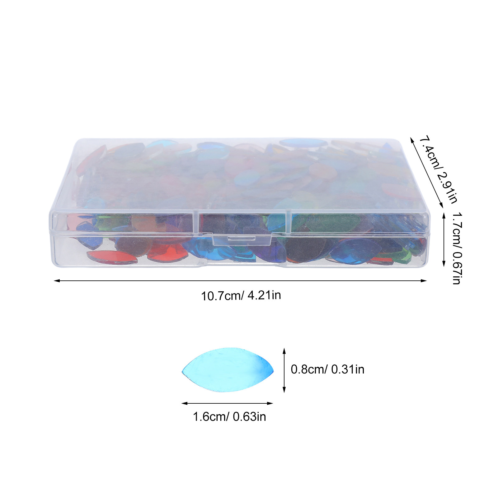 443 Buah Ubin Mosaik Kaca Berb - Home Bathroom Glass ulasan dan harga