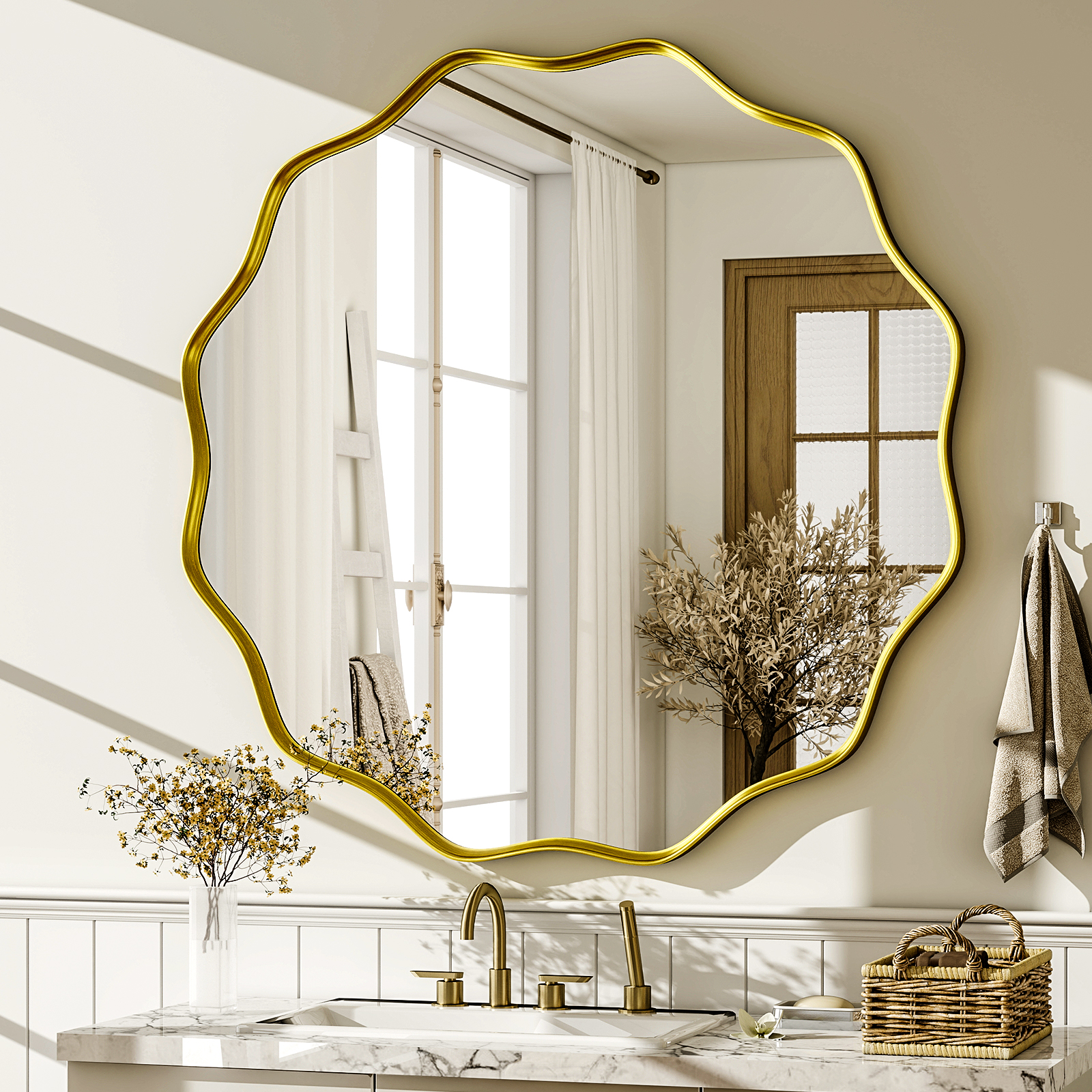 Cermin Dinding Dekoratif Cermi - Home Bathroom Glass ulasan dan harga