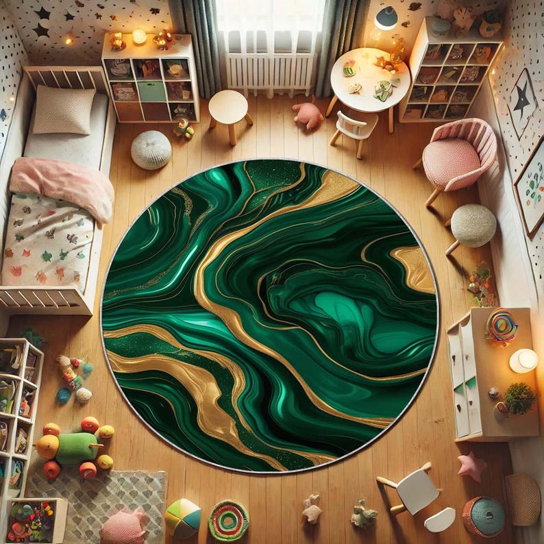 Karpet Bundar Lumut Zamrud, Al - Home Bathroom Design Ideas ulasan dan harga