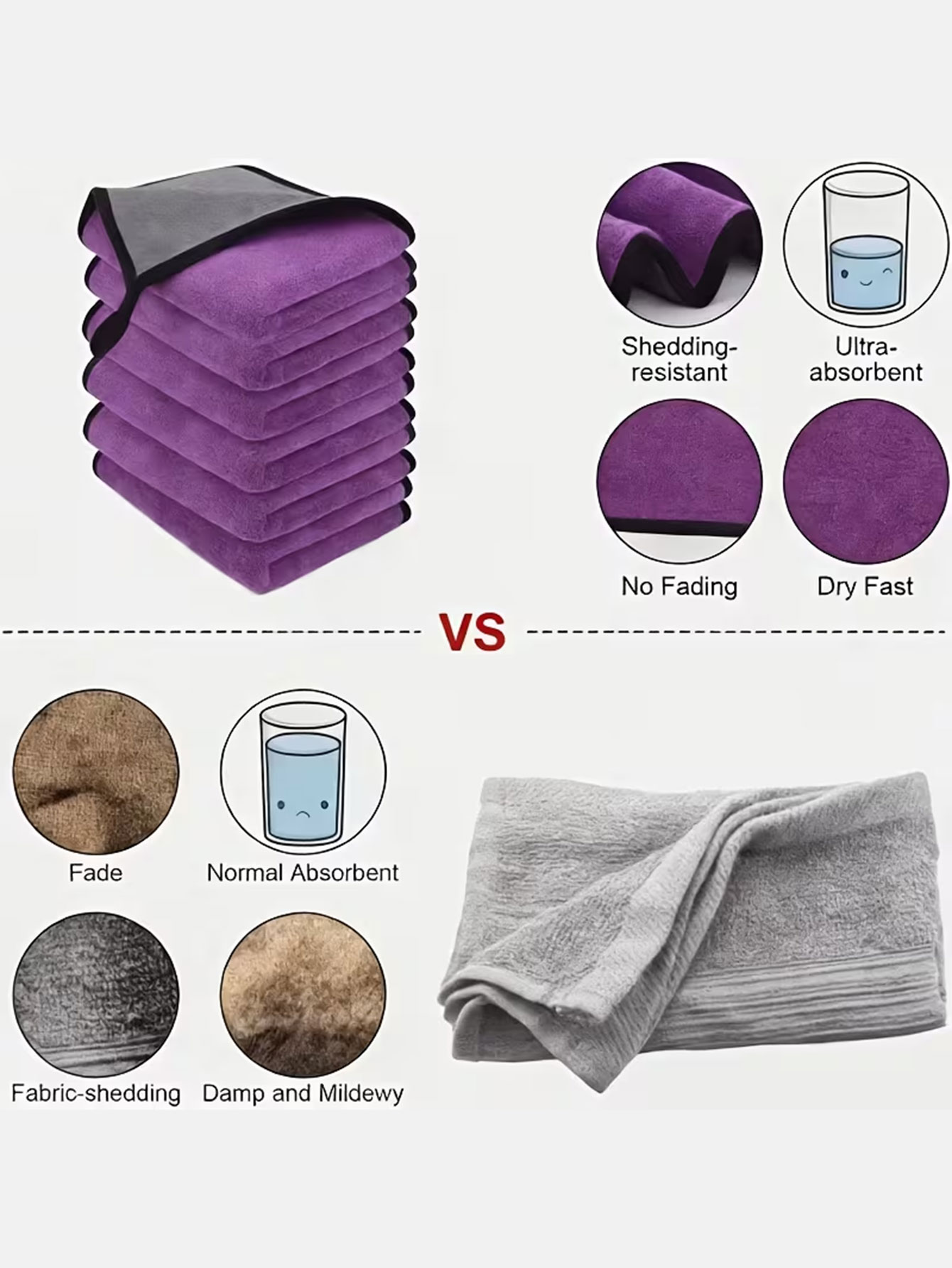 10-Pack Kain Lap Pembersih Mik - Home Bathroom Glass ulasan dan harga