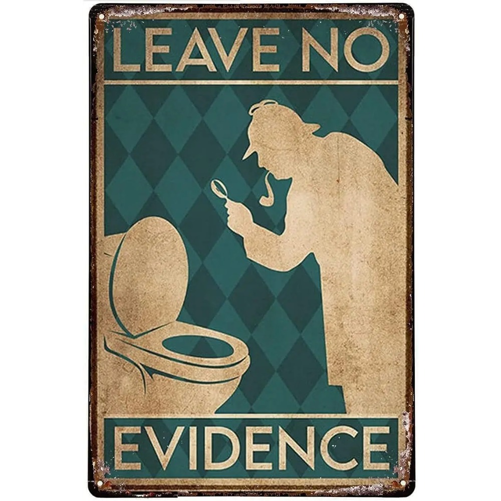 Plakat Dinding Logam Vintage d - Home Bathroom Quotes ulasan dan harga