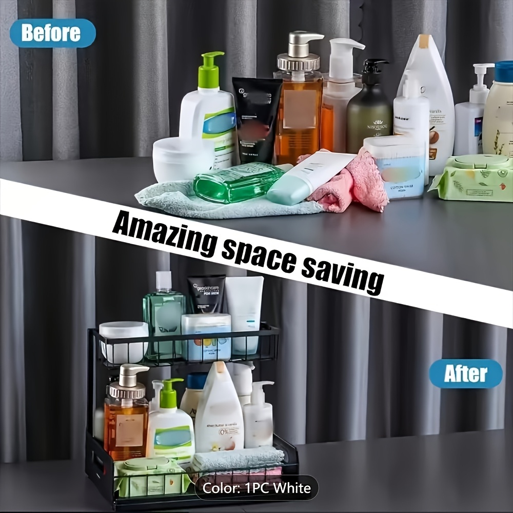 Rak Penyimpanan Dapur di Bawah - Home Essentials Bathroom Cabinet ulasan dan harga