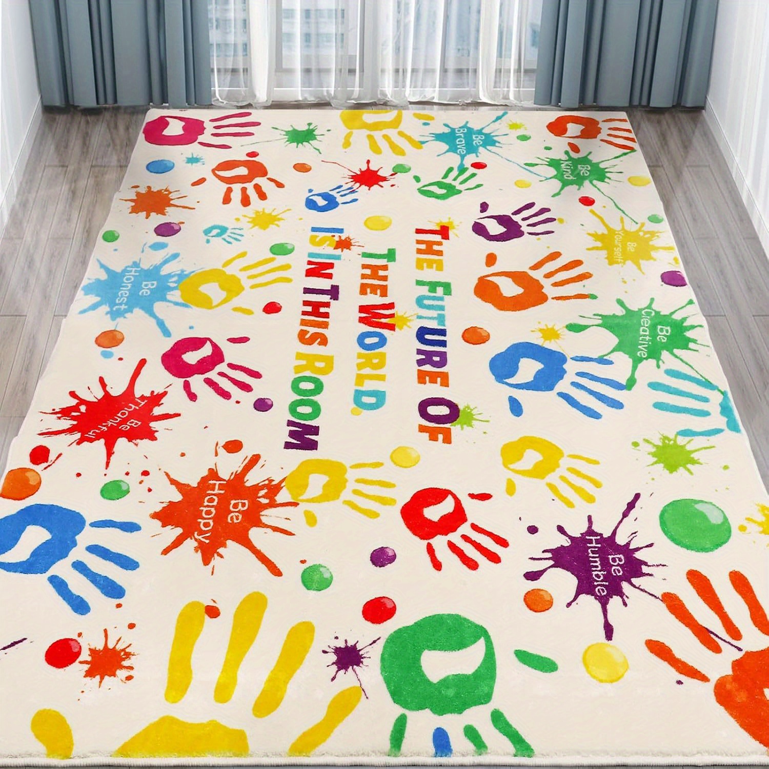 Karpet Lantai Anak Motif Cetak - Home Bathroom Quotes ulasan dan harga