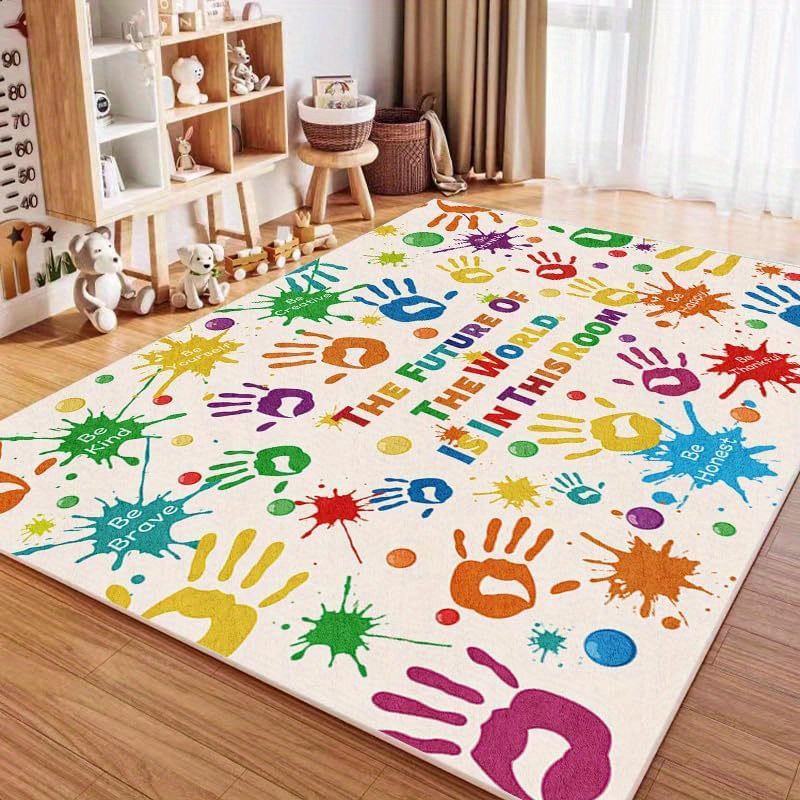 Karpet Lantai Anak Motif Cetak - Home Bathroom Quotes ulasan dan harga