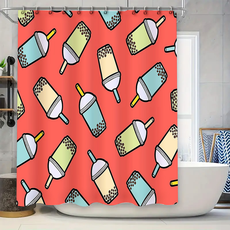 Tirai Mandi Bubble Tea Unik De - Home Bathroom Design Ideas ulasan dan harga