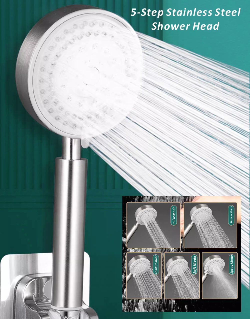Kepala Pancuran Baja Tahan Kar - Home Bathroom Taps ulasan dan harga