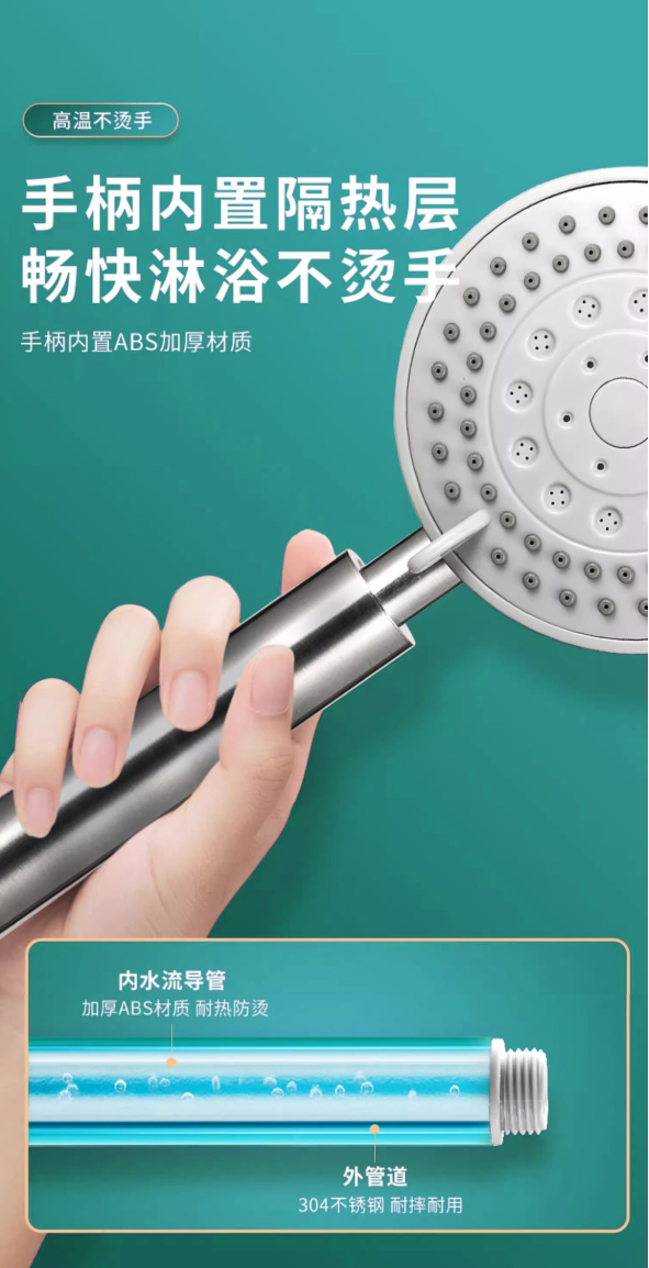 Kepala Pancuran Baja Tahan Kar - Home Bathroom Taps ulasan dan harga