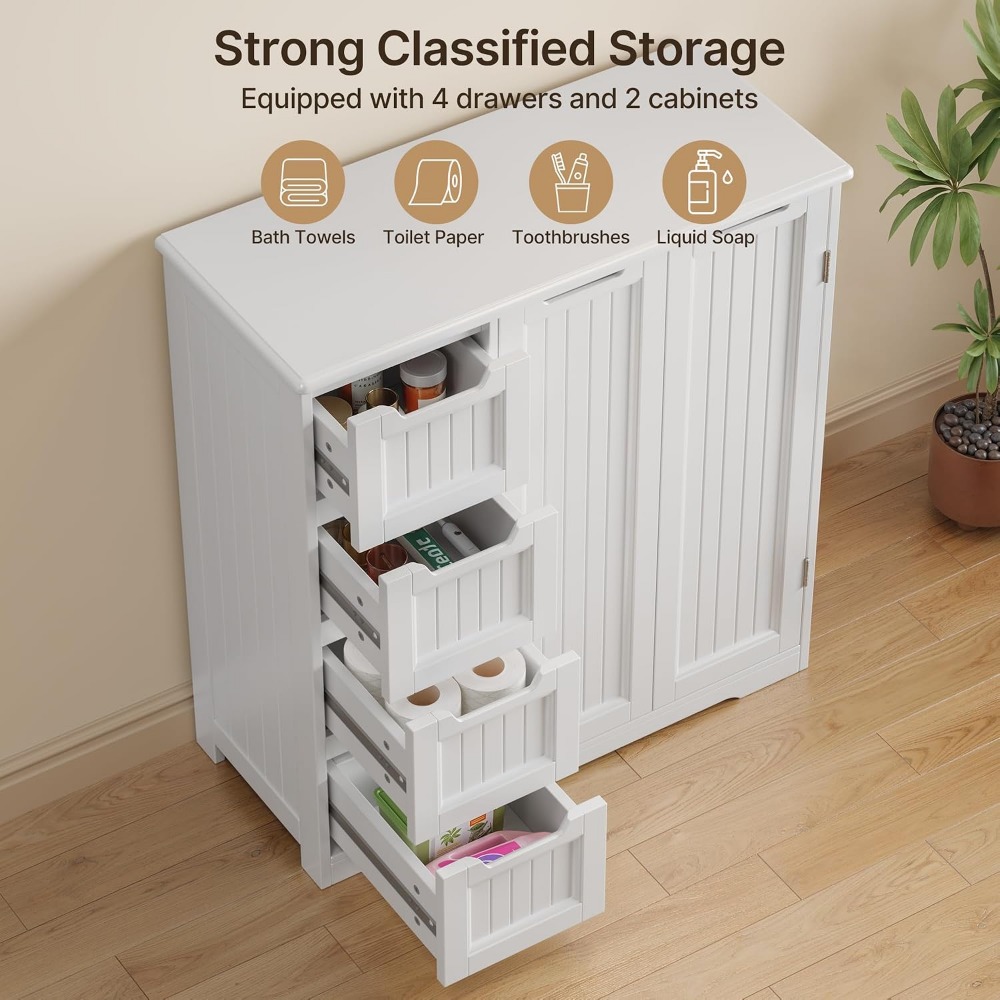 Lemari Penyimpanan Kamar Mandi - Home Essentials Bathroom Cabinet ulasan dan harga