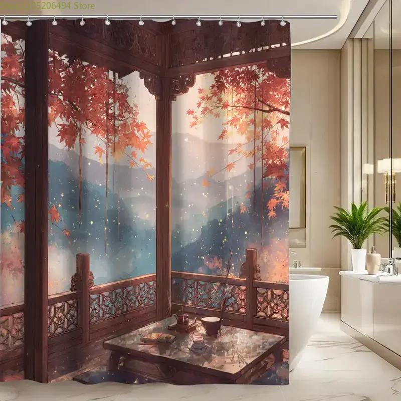 Tirai Kamar Mandi Gaya Paviliu - Home Bathroom Design Ideas ulasan dan harga
