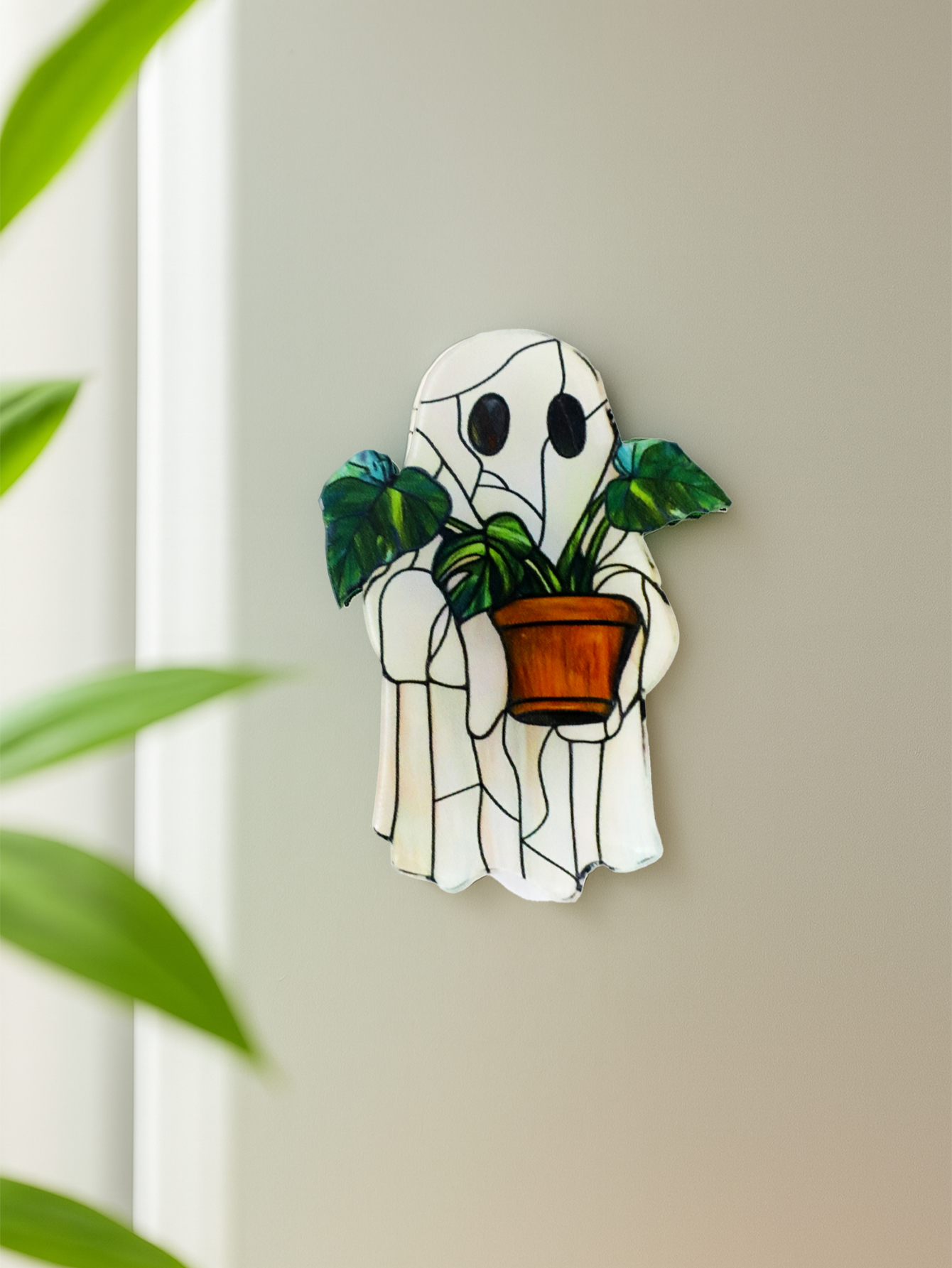 Stiker Akrilik Hantu Halloween - Home Bathroom Glass ulasan dan harga