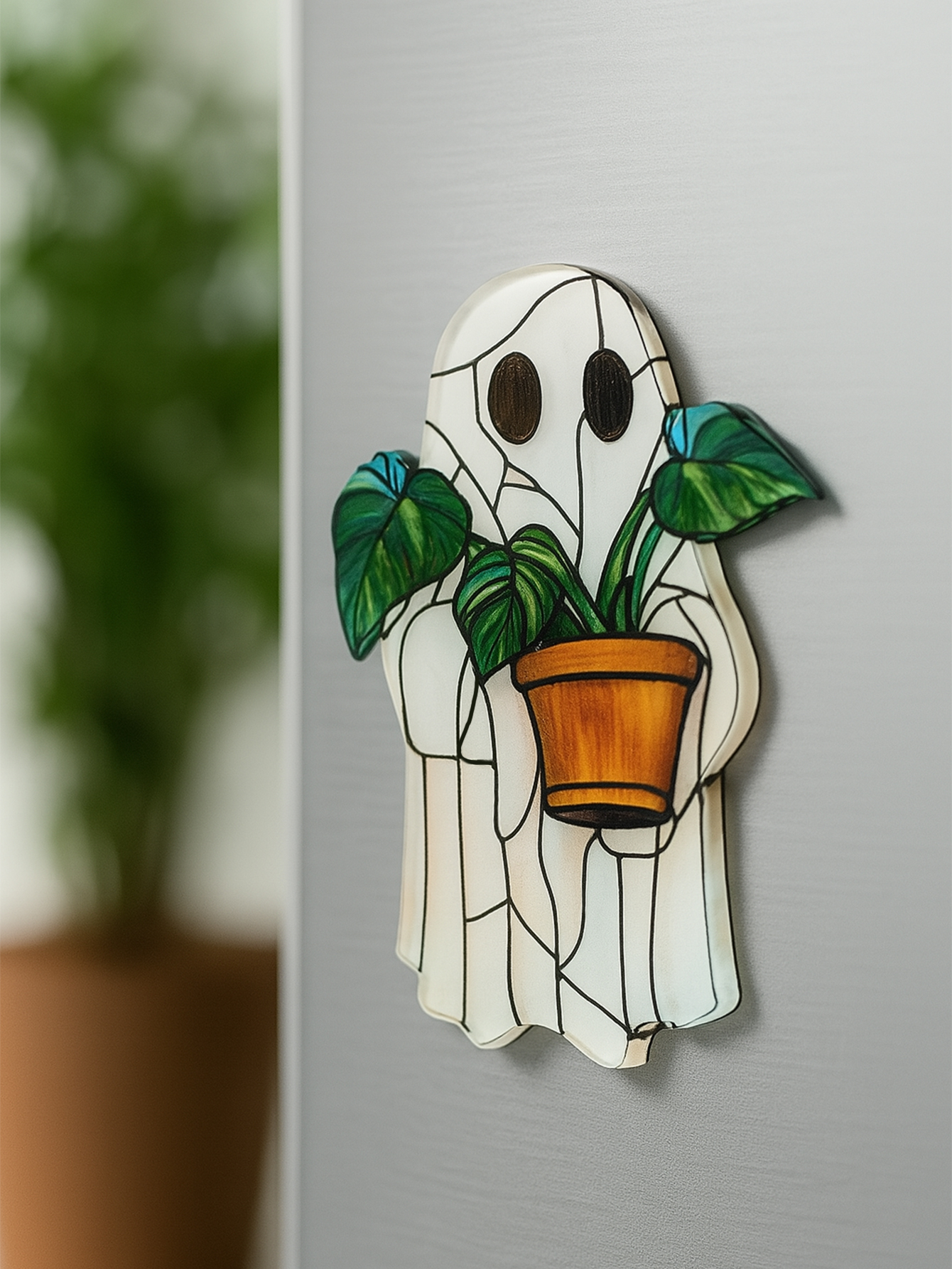 Stiker Akrilik Hantu Halloween - Home Bathroom Glass ulasan dan harga