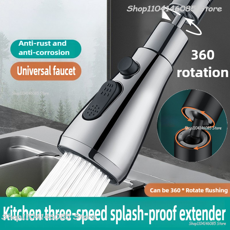 Pemanjang Keran Logam Tiga Mod - Home Bathroom Taps ulasan dan harga