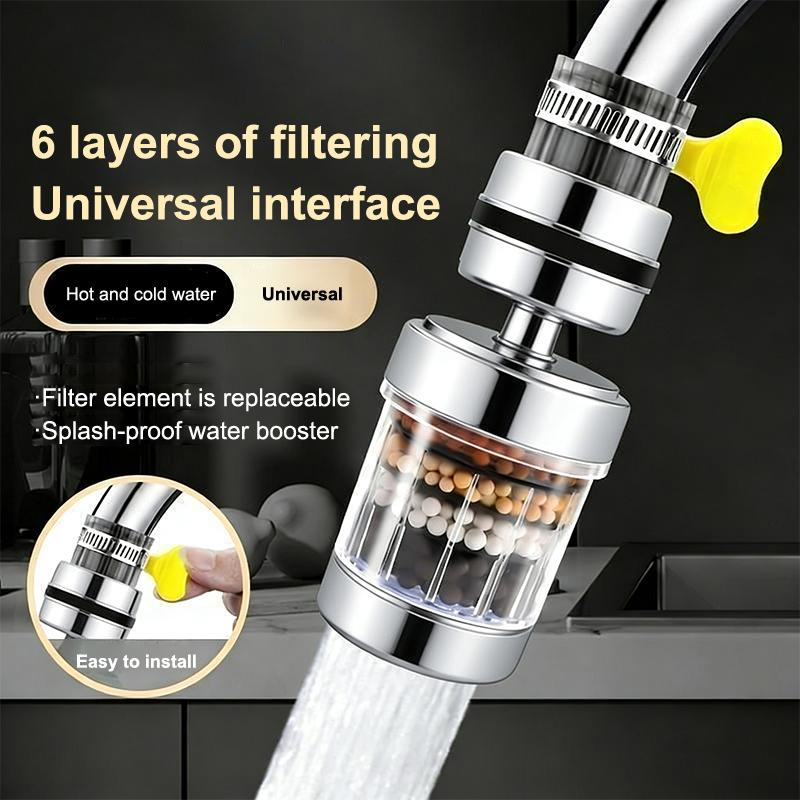 SU 360 °   Filter Keran 6 Lapi - Home Bathroom Taps ulasan dan harga