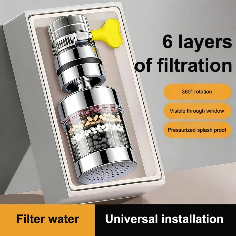 SU 360 °   Filter Keran 6 Lapi - Home Bathroom Taps ulasan dan harga